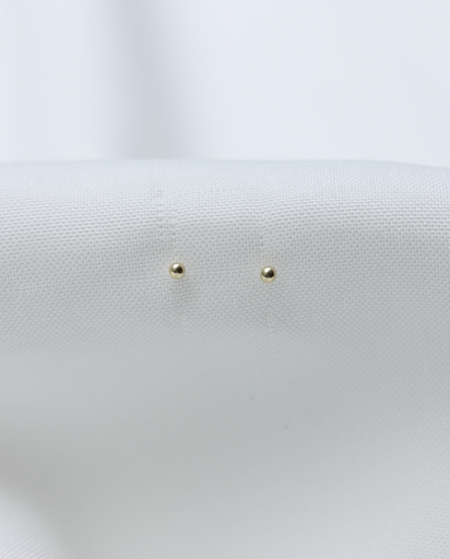 Aretes 2.5mm Dorado