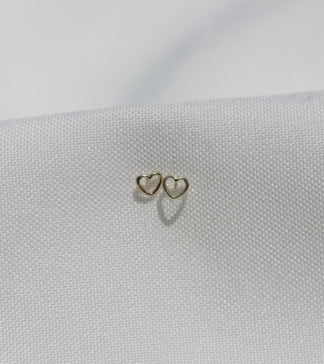 Aretes Silueta Corazón